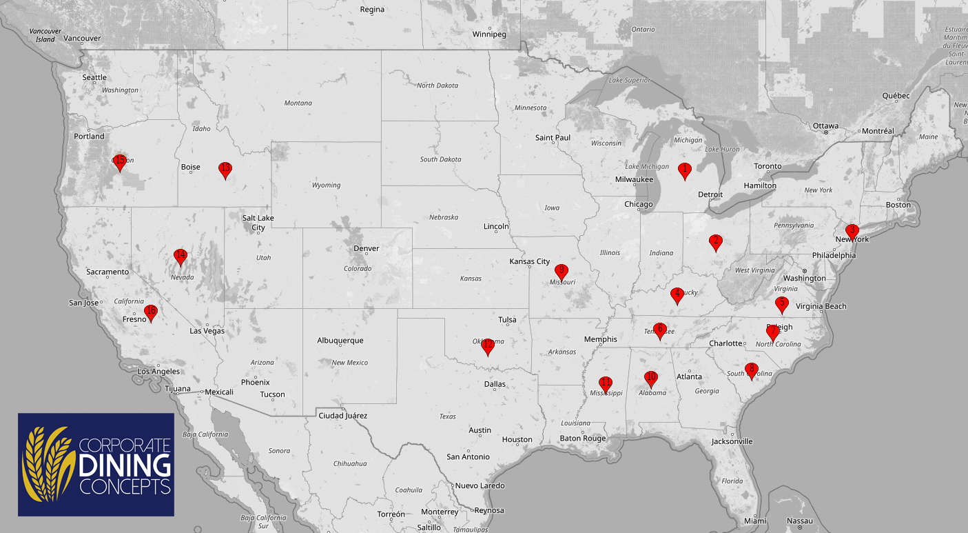 Corporate Dining Concepts locations